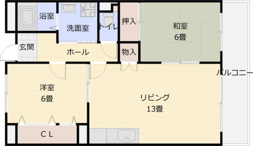 バンシャイン法善寺 賃貸情報